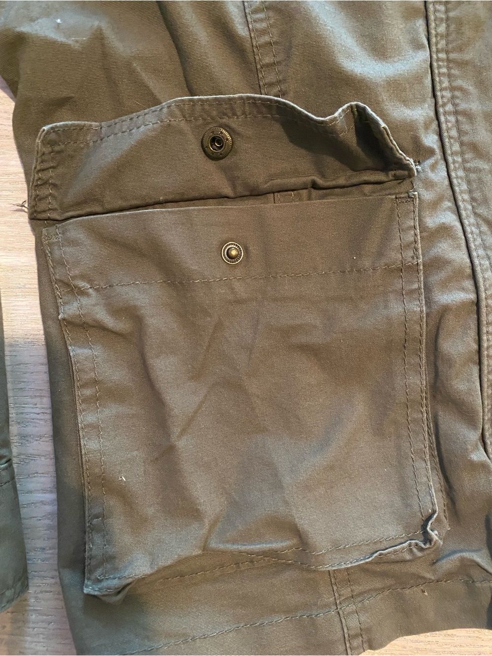 Universal Thread Olive Green Zip-Front Field Jacket - Picture 5 of 6